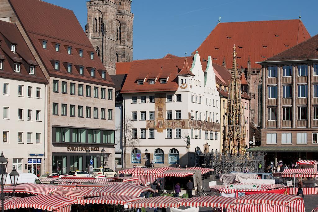 Sorat Hotel Saxx Nürnberg Exterior foto